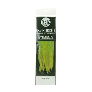 Umpqua / Metz Hackle Deceiver Streamer Pack in Chartreuse